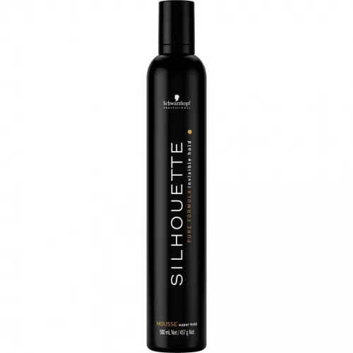 Silhouette Szupererős hajhab 500ml FEKETE