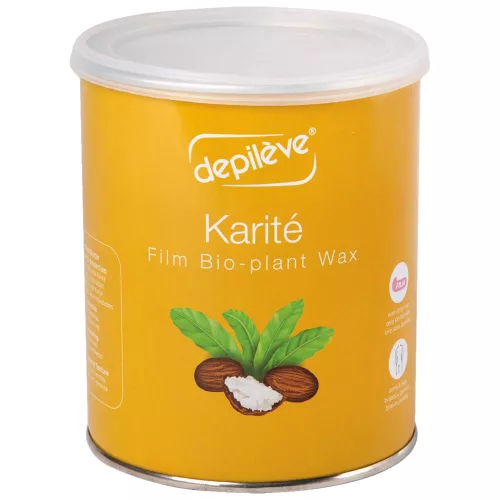 Depiléve Konzervgyanta Karité Extra Szerecsendiós BIO film Wax 800g Tama