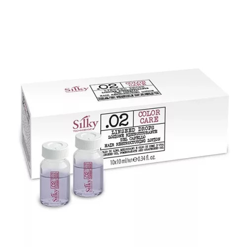 Silky Olajkezelés ampulla 10*10ml A lenolaj erejével, Gocce di lino