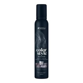   Indola Color Style Mousse Színező és rögzítő hajhab 200ml Antracit