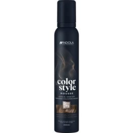   Indola Color Style Mousse Színező és rögzítő hajhab 200ml Középbarna