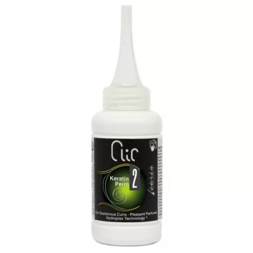 Clic Keratin Perm "2" ápoló dauervíz festett és melírozott hajra 80ml