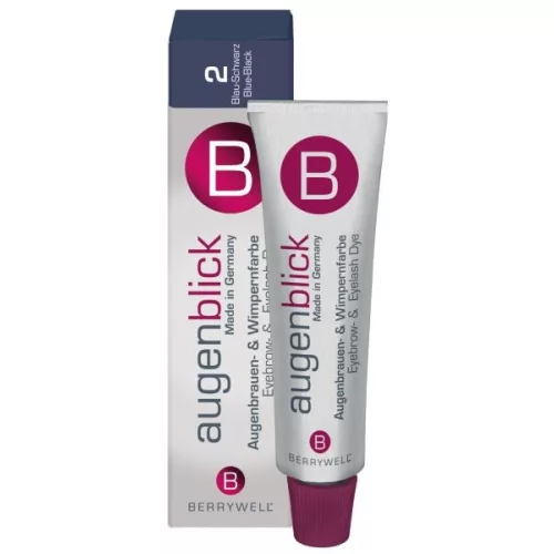 Berrywell szempilla -és szemöldökfesték Nr. 2 Kékesfekete 15ml