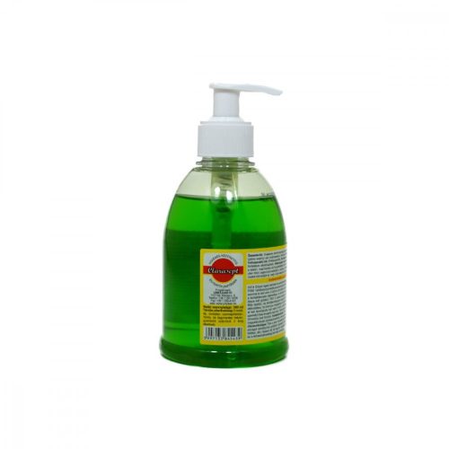 Uniclean Clarasept soft 300ml fertőtlenítő kéztisztító szappan, pumpás
