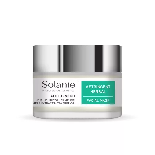 Solanie Kénes, gyógynövényes összehúzó arcpakolás 50 ml