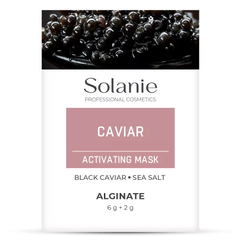 Solanie Alginát Kaviár aktiváló gumis maszk 6g
