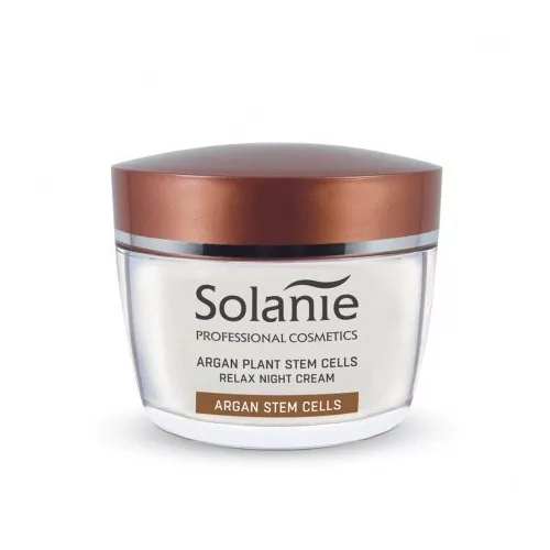 Solanie Argán növényi őssejtes Relax éjszakai krém 50ml
