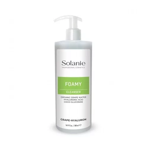 Solanie Szőlő-Hialuron habzó lemosó gél 500ml