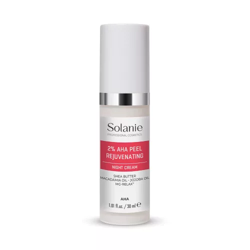 Solanie AHA Peel 2% Bőrfiatalító éjszakai krém 30ml