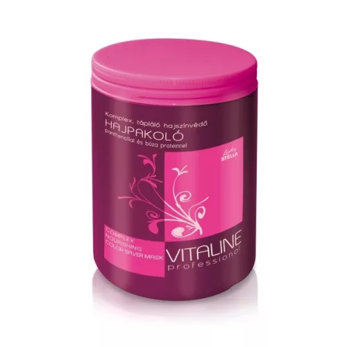 Vitaline Tápláló Hajszínvédő Pakolás/ hajmaszk áfonya illattal 1000ml