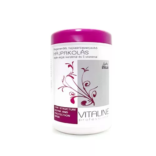 Vitaline Hajszerkezet Javító Pakolás/ hajmaszk Japán Cseresznye illattal 1000ml Pink