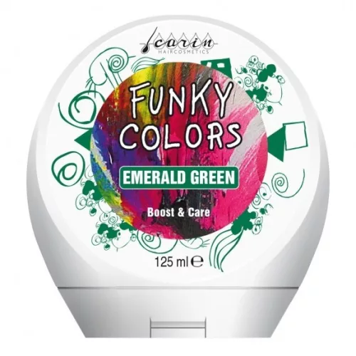 Carin Funky Colors EMERALD GREEN Zöld 125ml Ápoló színező
