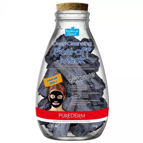 PureDerm Mélytisztító fekete peel-off maszk PD368