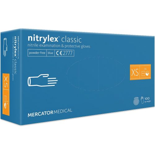 Nitrylex Classic púdermentes nitril kesztyű 100db XS