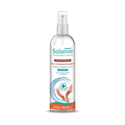 Solanie Antibakteriális kéz- és bőrfertőtlenítő 250ml, pumpás SO23015
