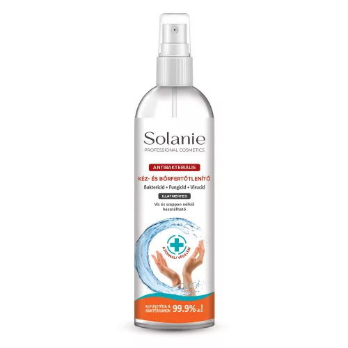 Solanie Antibakteriális kéz- és bőrfertőtlenítő 250ml, pumpás SO23015