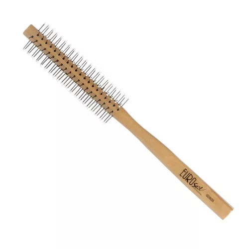 Eurostil Fa körkefe nylon sörtével, vékony 9mm 00505