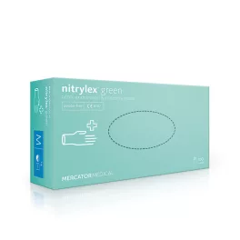 Nitrylex GREEN púdermentes nitril kesztyű 100db L