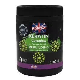   Ronney Keratin komplex pakolás / hajmaszk 1000ml töredezett és vékony hajra