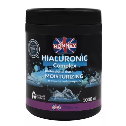 Ronney Hialuronic Complex Pakolás/ hajmaszk 1000ml Száraz, károsodott hajra
