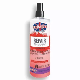   Ronney Kétfázisú balzsam/ kondicionáló -spray Keratinnal 475ml Hajban maradó, Repair Therapy sérült, száraz hajra