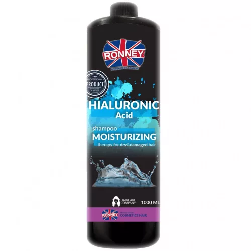 Ronney Hialuron Complex sampon 1000ml Hidratáló sampon, száraz, roncsolt hajra
