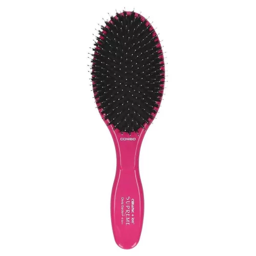 Olivia Garden Ceramic+Ion PINK Supreme Combo lapos szőrkefe