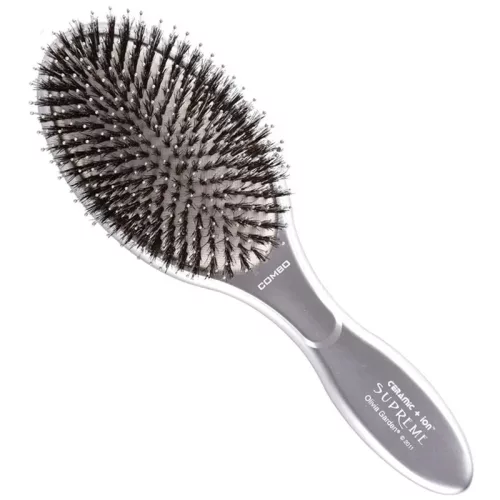 Olivia Garden Ceramic+Ion SILVER Supreme Combo lapos szőrkefe