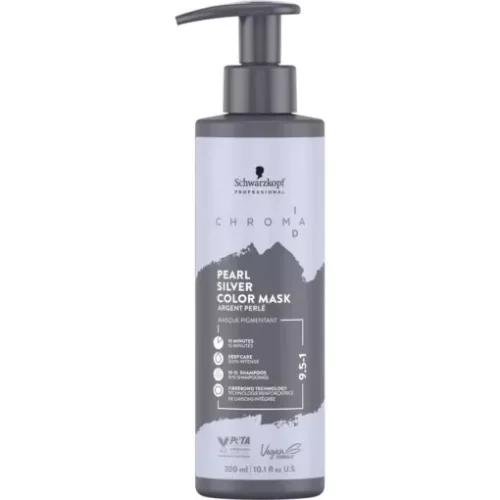 ChromaID Color Mask Pakolás / hajmaszk 300ml 9,5-1 Pearl Silver