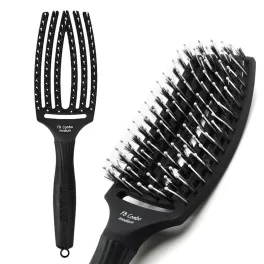 Olivia Garden Finger Brush Combo M Medium Black