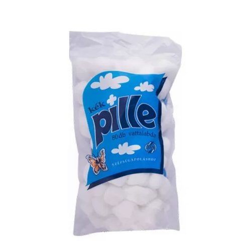 Vattalabda/vattagolyók 80db Kék Pille