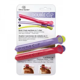   Olivia Garden Double Clip Dupla feltűző csipesz 2db/cs Színes