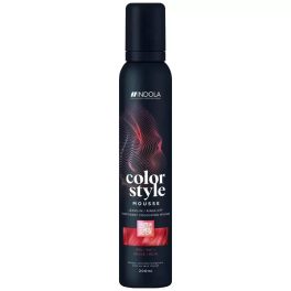   Indola Color Style Mousse Színező és rögzítő hajhab 200ml Vörös