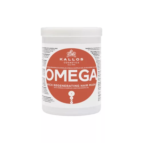 KJMN Omega gazdag Hajpakoló krém / hajmaszk 1000ml Regeneráló