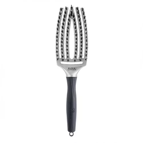 Olivia Garden Finger Brush Combo Purity White Gold Bontókefe Ezüst-fekete