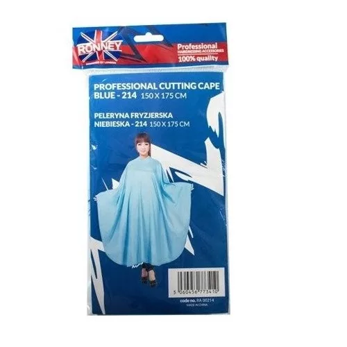 Ronney Hajvágó/beterítő kendő KÉK 150*175cm Kapcsos RA00214