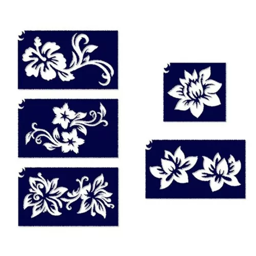 Virág 2 sablon szett 5db