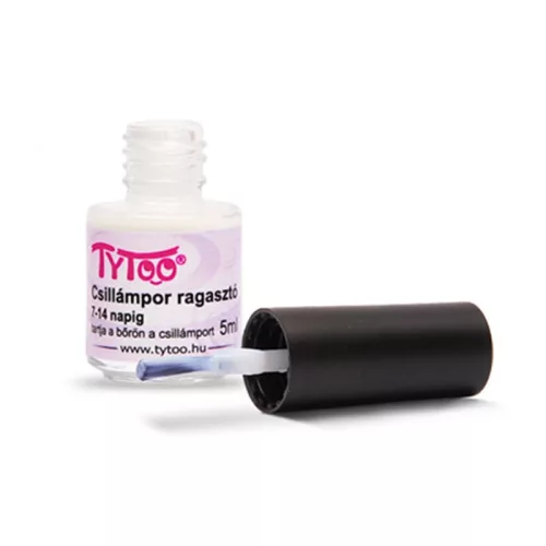 TyToo Csillámpor ragasztó 5ml fehér