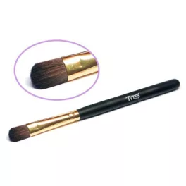 Lapos ecset 8mm Fekete ezüst