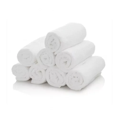 Frottír törölköző 30x30cm - 6db, FEHÉR XS370017