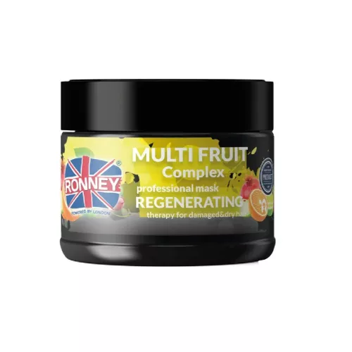Ronney Regeneráló Multi Fruit Complex Pakolás / hajmaszk 300ml Száraz, roncsolt hajra