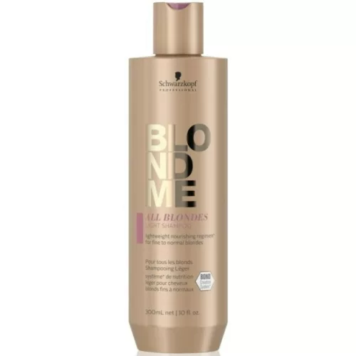 BlondMe Mindenszőke Light sampon 300ml Vékonyszálú hajra