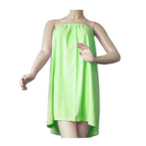 Kozmetikai kezelőruha (vendégruha) Frottír-bambusz Zöld