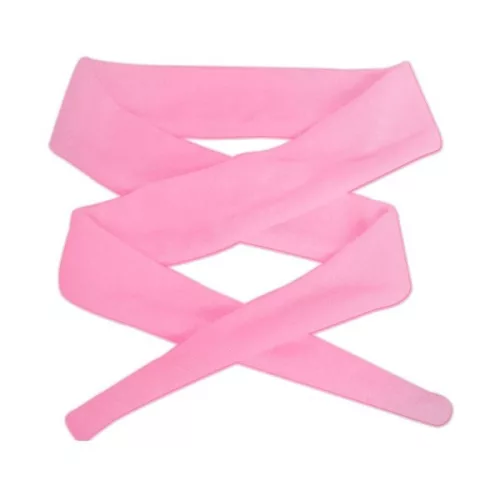 Kozmetikai Kötős Bambusz Frottír Fejpánt Rózsaszín