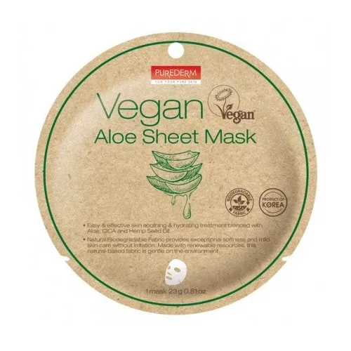 PureDerm 3 az 1-ben Vegan Aloe Vera maszk 26g PD840