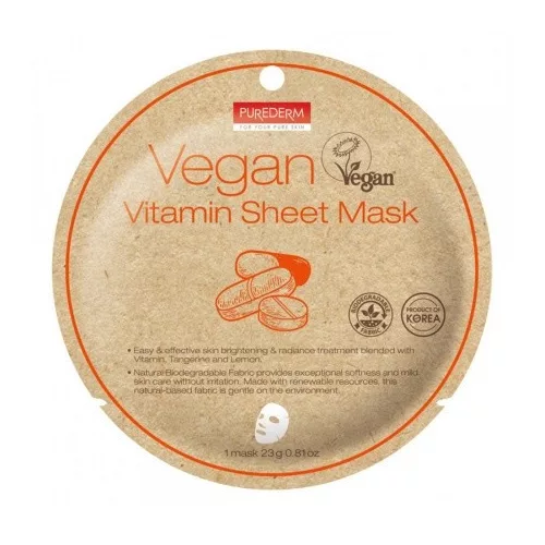 PureDerm 3 az 1-ben Vegan Vitamin maszk 26g PD841