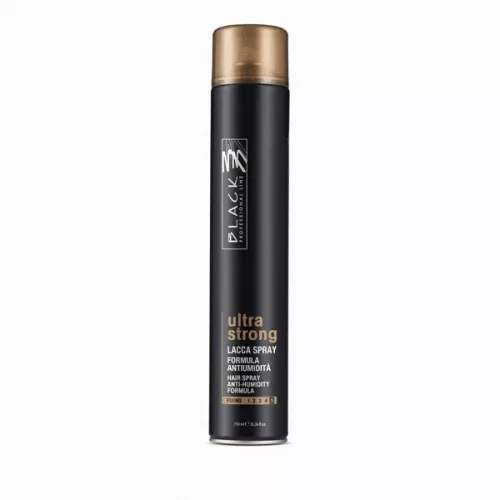 Black Ultra Strong Hair Spray 500ml Ultra erős hajlakk