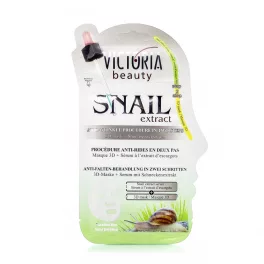   VICTORIA kétlépéses ránctalanító kezelés - 3D arcmaszk 23g +csiganyál szérum 2g