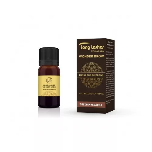 Long Lashes WonderBrow Henna szemöldökfesték - Gesztenyebarna 4g
