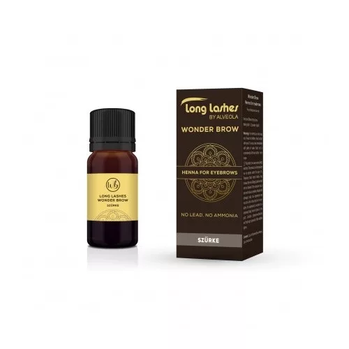 Long Lashes WonderBrow Henna szemöldökfesték - Szürke 4g